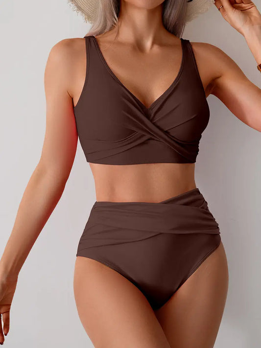 2025 Women's High-Waisted Sexy Bikini Set Swimsuit