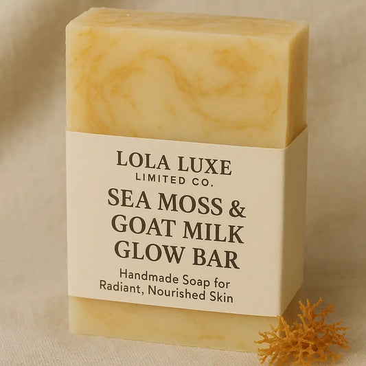 Sea Moss & Goat Milk Glow Bar – Handmade Soap For Radiant, Nourished Skin
